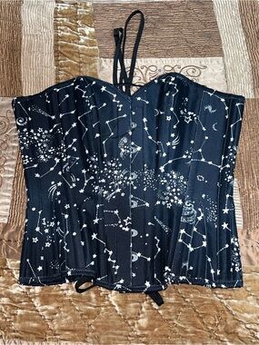 Corset Story  Black Constellation Overbust Corset